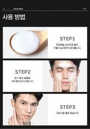LAIKOU Men Facial Cleanser Face Washing Moisturizing Man Skin Care Oil Control Blackhead Remove Scrub Cosmetics Deep Norishing