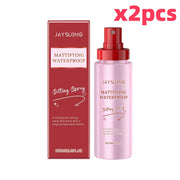 Makeup Setting Spray Waterproof Sweat-Proof Flawless Matte Effect All Day Refreshing Oil Control Non-sticky Makeup Fixing Mist