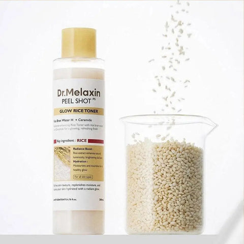 White Rice Toner Deep Moisturizing Soothing the Skin Cleanses Skin Nourishes Hydrates Relieve Dry White Rice Astringent Water