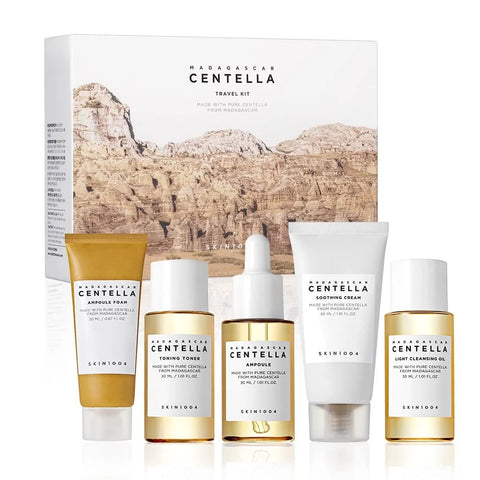 Korean Centella Tone Brightening Toner Facial Calming Moisturizing Serum Cream Gentle Cleanser Skincare Original Products Set