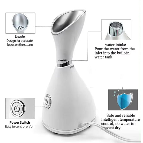 Facial Steamer Skin Care Machine Deeply Cleaning Spa Face Sprayer Cleaner Personal Care & Beauty Appliances