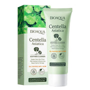 BIOAQUA Centella Asiatica Facial Cleanser Moisturizing Oil Control Face Cleansing Face Wash Foam Facial Cleanser Skin Care