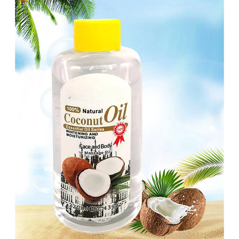220ml Coconut Oil Massage Moisturizing Repair Skin Care Facial Body SPA Body Oil massage oil essential oils organic face oil
