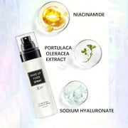100ml Long-Lasting Makeup Fixing Spray Waterproof Sweatproof Oil-Control Hydrating Setting Mist for Perfect Cosmetics Finish