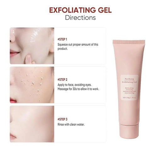 Purifying Exfoliating Gel Gentle Exfoliating Facial Cleanser Facial Scrub For Body Face Moisturizing Nourishing Repair Skincare