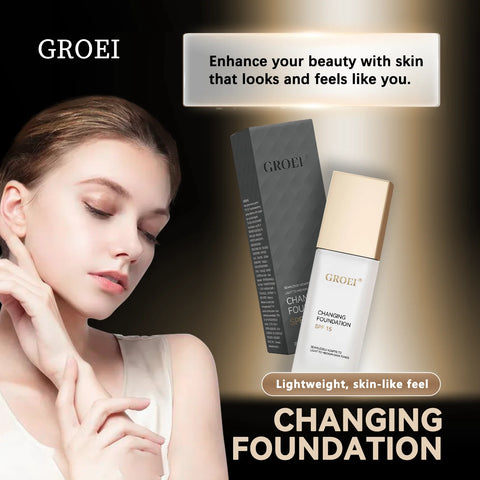 ﻿ Color Changing Foundation  Moisturizer Oil-control Hydrating Color Longwearing Waterproof Travel Coverage make up Base