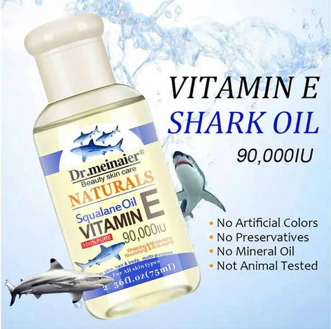 Vitamin E Face Essence Oil Morning & Night Whitening Shrink Pores Anti Wrinkle Aging Freckle Repair Face Skin Care Essence 75ml