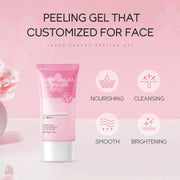 LAIKOU Sakura Moisturizing Facial Cleanser Peeling Gel Deep Cleansing Remove Dead Face Wash Skin Care