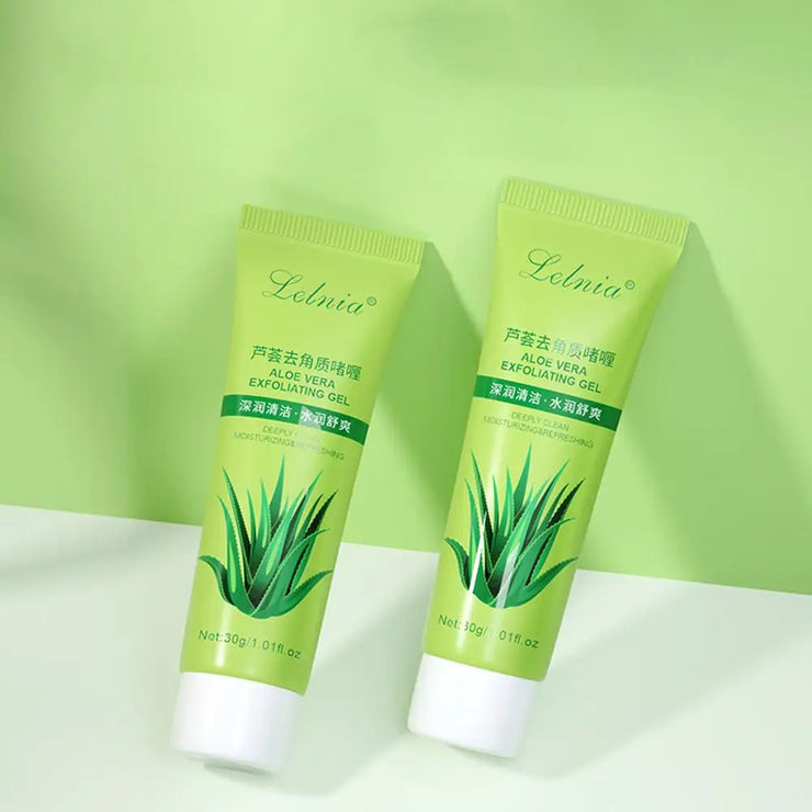 Face Exfoliating Gel Aloe Vera Facial Exfoliating Scrub Cleanses Remove Blackhead Moisturizing Shrink Pores Skin Care 30g-100g