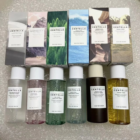 skin1004 Centella asiatica toner is gentle and acne-relieving, moisturizing, soothing and repairing barriers, wet compress 210ml