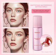 Mattifying Setting Spray Waterproof Makeup Long Lasting Oil Control Moisturizing Non-Sticky Spray Fixer Spray For All Skinprimer