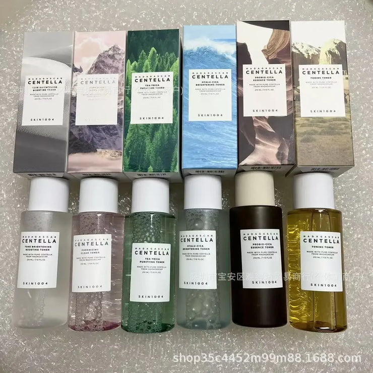 skin1004 Centella asiatica toner is gentle and acne-relieving, moisturizing, soothing and repairing barriers, wet compress 210ml