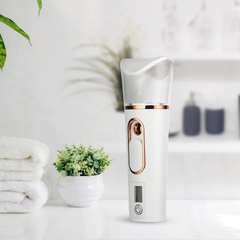 Nano Facial Sprayer Mini Humidifier Portable Wireless Cool Mist Maker Fogger Hydration Humidifier Skin Care UsB Rechargeable Spa