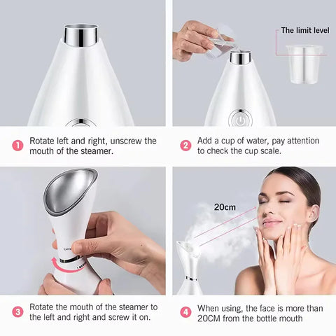 Facial Steamer Skin Care Machine Deeply Cleaning Spa Face Sprayer Cleaner Personal Care & Beauty Appliances