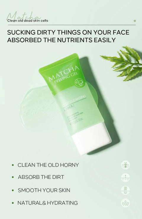 LAIKOU Sakura Moisturizing Facial Cleanser Peeling Gel Deep Cleansing Remove Dead Face Wash Skin Care