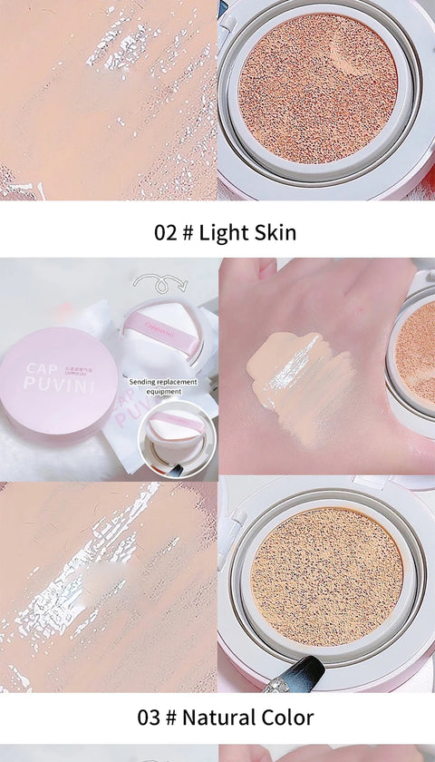 Moisturizing Concealer Air Cushion Natural Makeup Holding Water Resistant Cream Skin Foundation