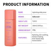Hydrating Milky Toner Repair Skin Ultra Hydrating Toner for Face Soothes Skin Moisture Reduces Redness Barrier Skincare