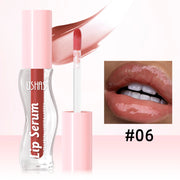USHAS,Moisturizing lip gloss, hydrating and moisturizing, lip care, increase lip gloss, waterproof and non-stick cup