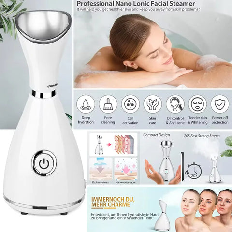 Facial Steamer Skin Care Machine Deeply Cleaning Spa Face Sprayer Cleaner Personal Care & Beauty Appliances